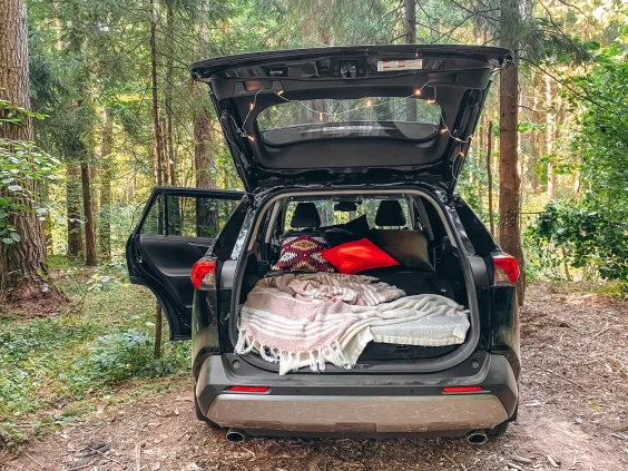RAV4 Car Camping Guide (How to Sleep Comfortably)