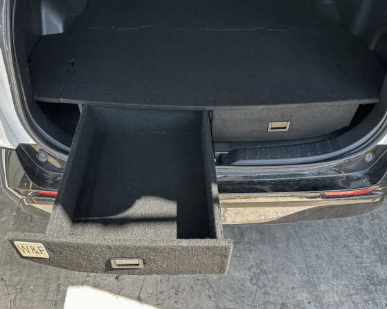 Sliding drawer in trunk Toyota RAV4 prime