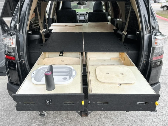 4runner 3rd row camping setup
