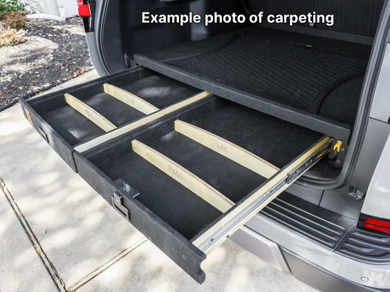 Dividers storage system lexus gx550