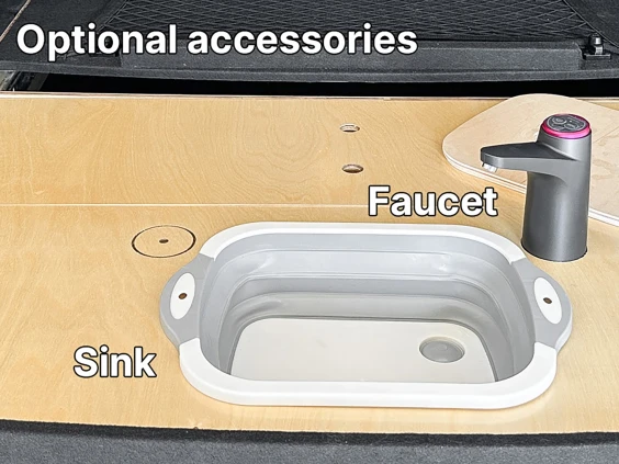 Sink and faucet