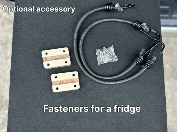 Fasteners for a fridge
