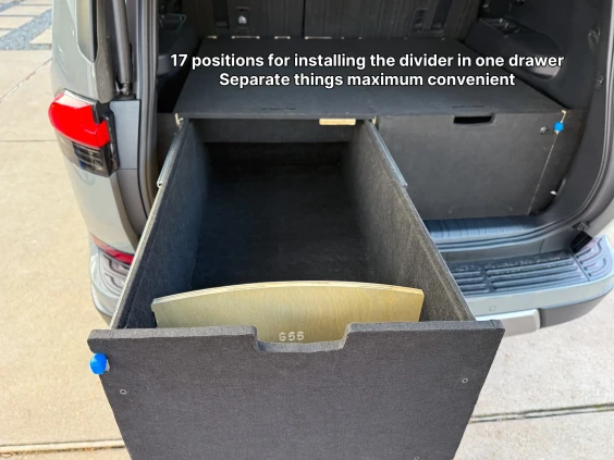 Drawer divider lexus gx550