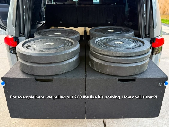 Heavy duty storage system lexus gx550