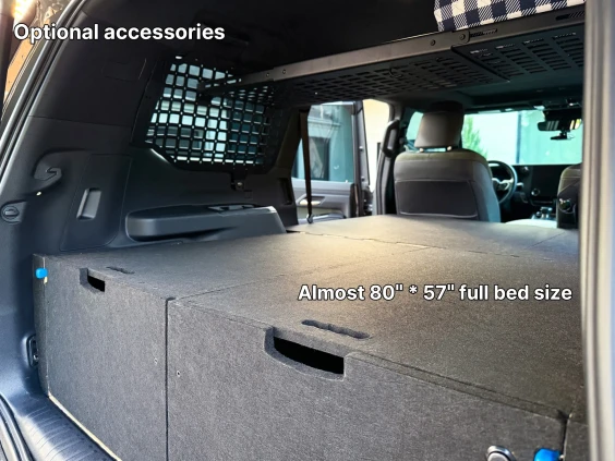 Sleep inside the  lexus gx550