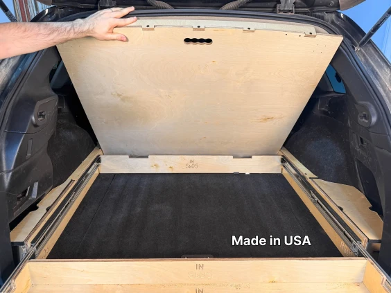 Subaru outback full spare tire access