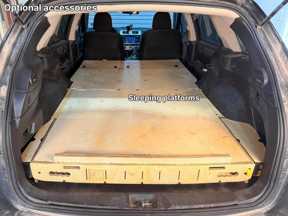 Subaru outback storage system