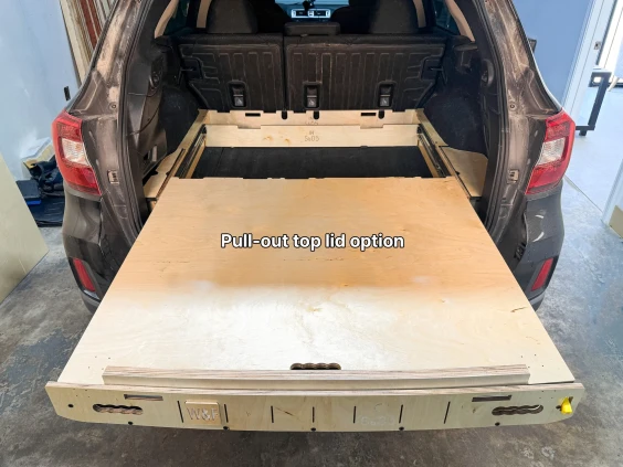 Subaru outback pullout platform