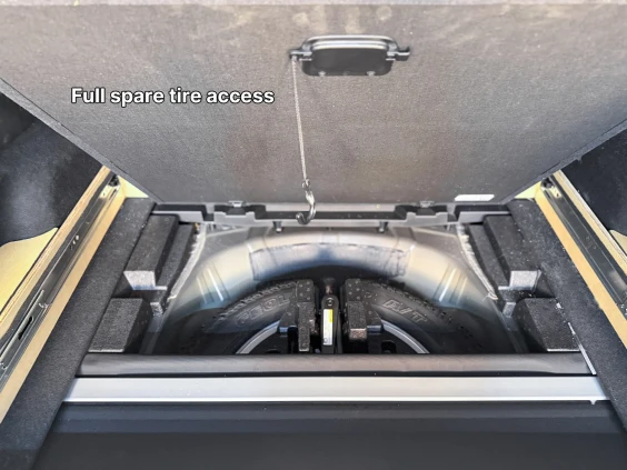 Spare tire access subaru outback 6thgen