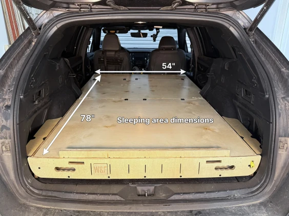Sleeping platforms subaru outback 6thgen
