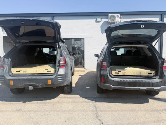 Subaru outback storage systems