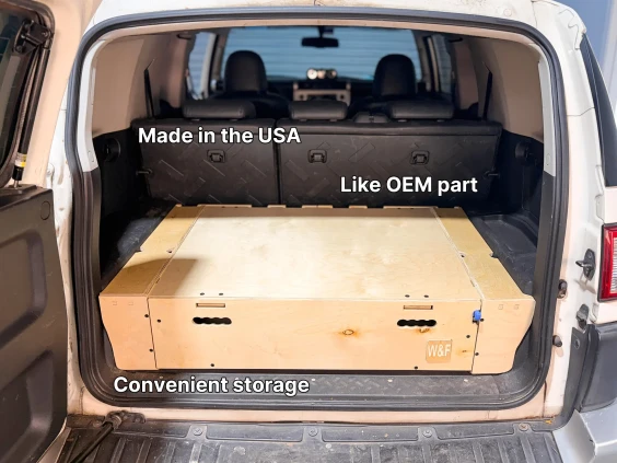 Toyota fj cruiser storage system