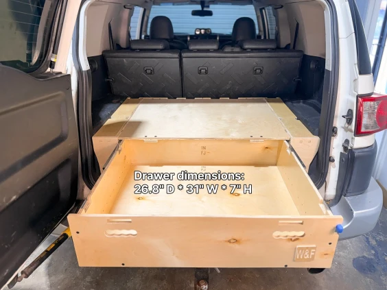 Toyota fj cruiser storage drawer