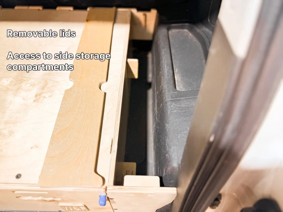 Toyota fj cruiser storage system side compartment