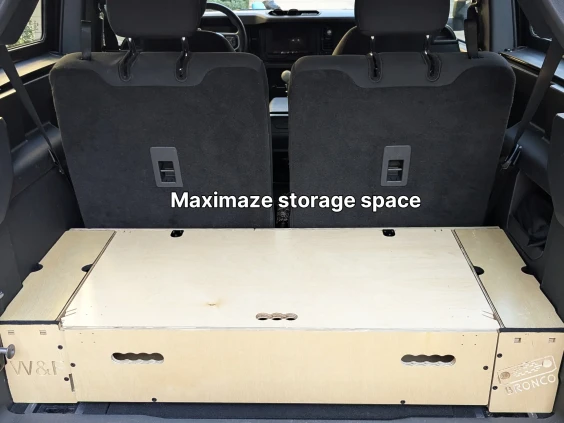 Storage system ford bronco 2doors