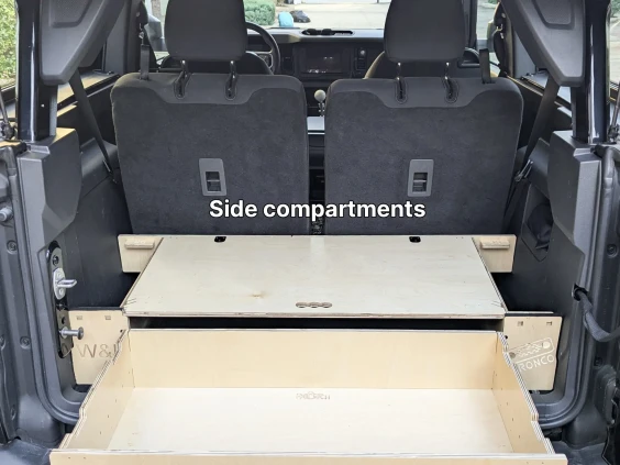 Storage drawer ford bronco 2doors