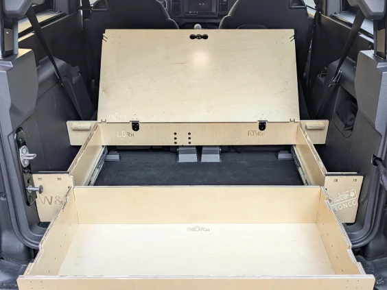 Storage access ford bronco 2doors