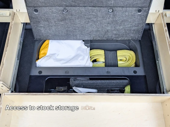 Stock storage access ford bronco 2doors