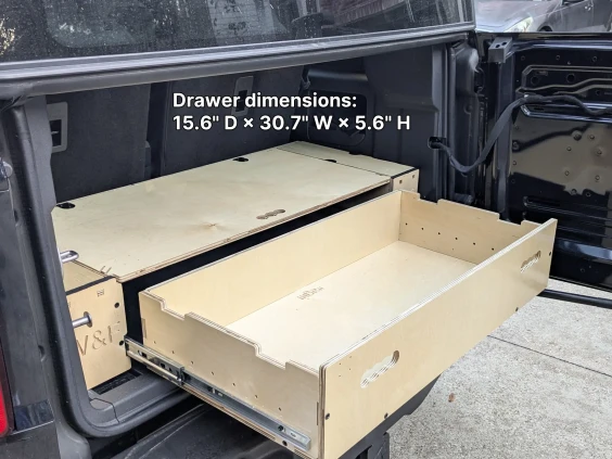 Pullout drawer ford bronco 2doors