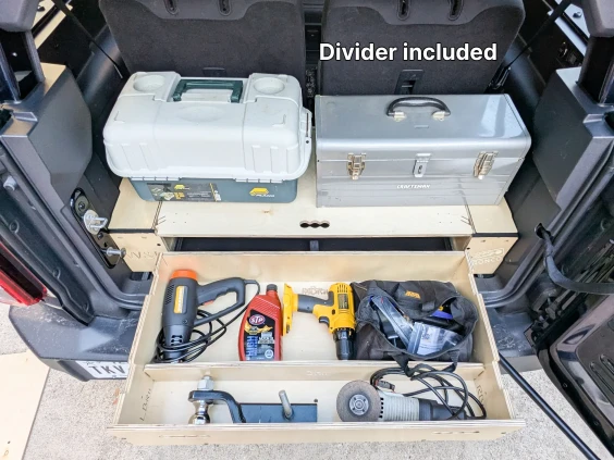 Dividers storage system ford bronco 2doors