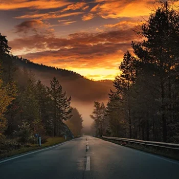 Sunset in Motion: The Aesthetics of Moments from a Jeep