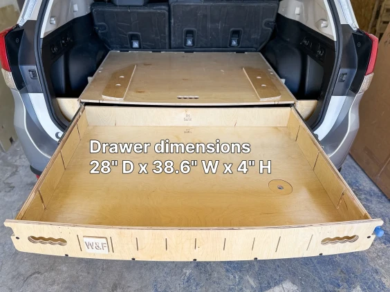 Storage drawer subaru forester