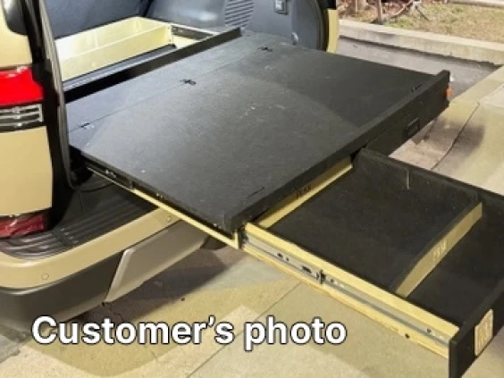 Pullout platform customer photo