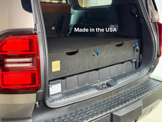 Soft carpet drawer system land cruiser