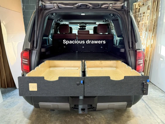 Soft carpet drawers land cruiser