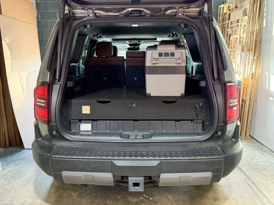 Soft carpet camping system land cruiser