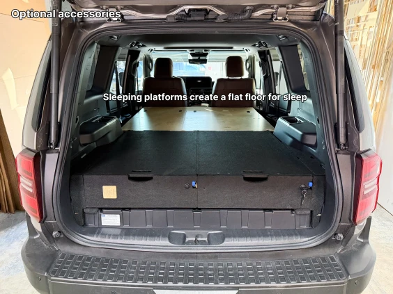 Sleeping platforms land cruiser