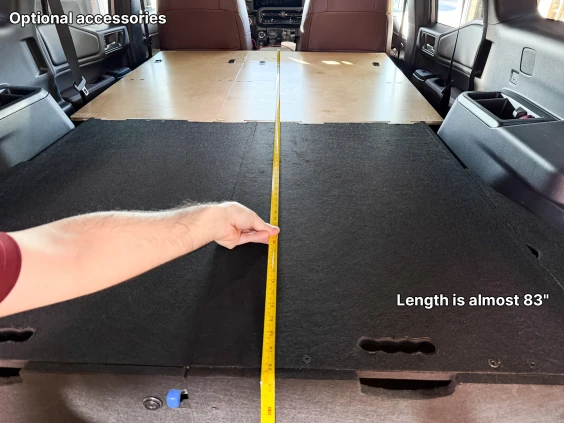 Sleeping platforms land cruiser