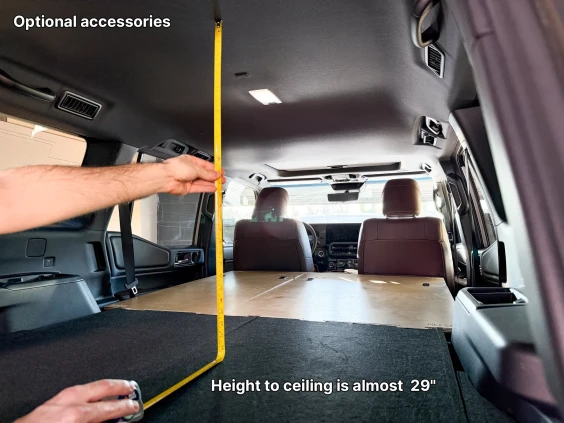 Sleeping platforms land cruiser