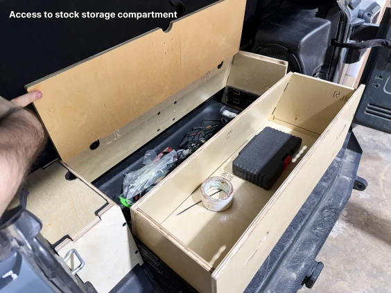 Jeep wrangler jk storage box