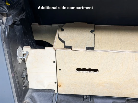 Jeep wrangler jk side compartment