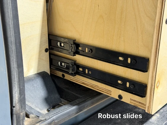Jeep wrangler jk heavy duty storage system