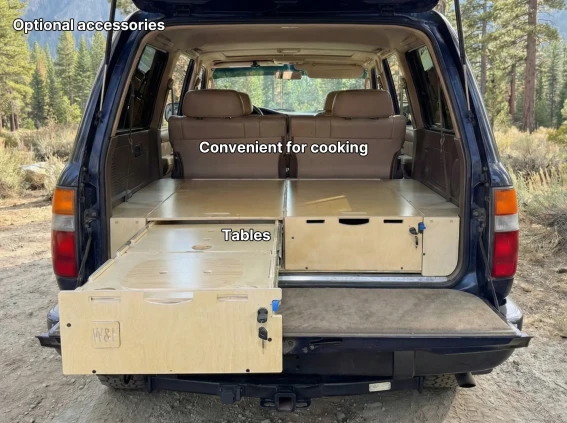 Storage drawer system land cruiser