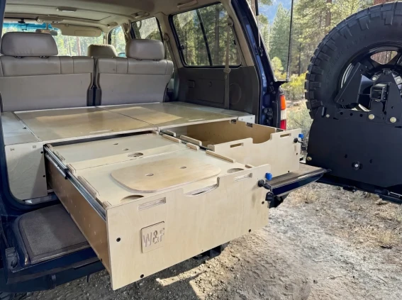 Drawers system land cruiser