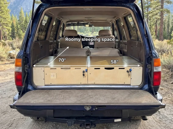 Sleeping system land cruiser