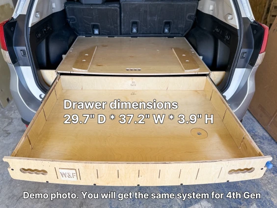 Storage drawer subaru forester