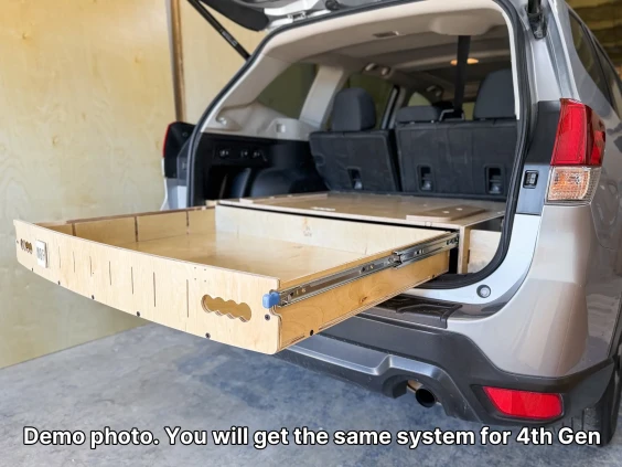 Cargo drawer subaru forester