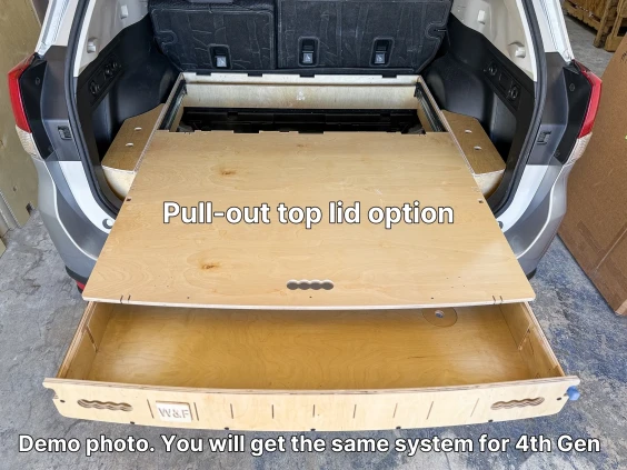 Pullout lid option subaru forester