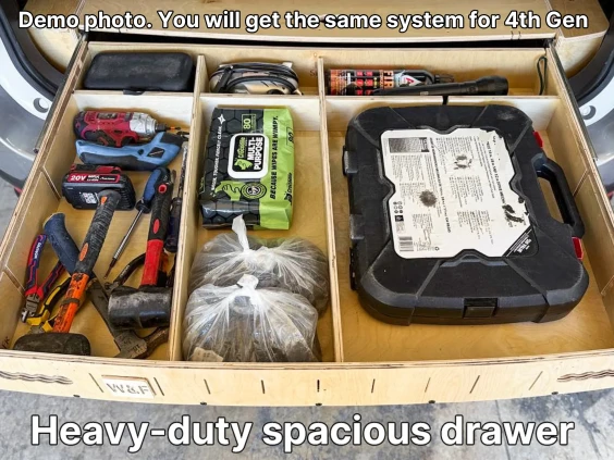 Heavy duty drawer subaru forester