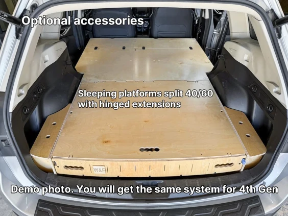 Sleeping platforms subaru forester
