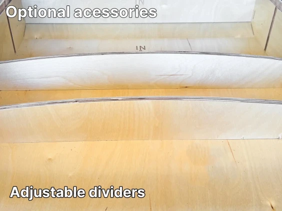 Adjustable dividers storage system jeep wrangler