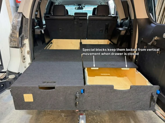 Pullout lid drawers lexus460