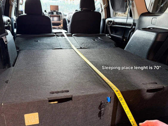 Sleep inside lexus460