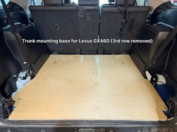 Trunk mounting base lexus460