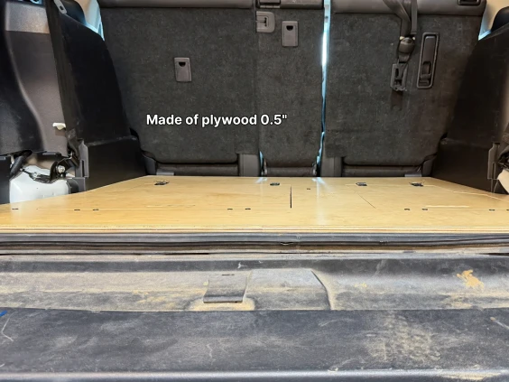 Plywood trunk mounting base lexus460