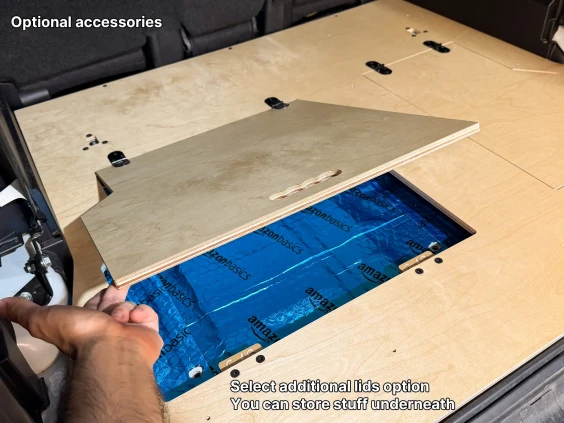 Trunk mounting base storage access lexus460